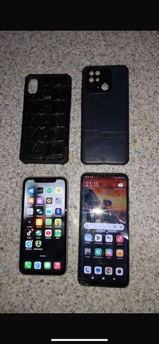 iPhone XR и samsung Redmi 10C