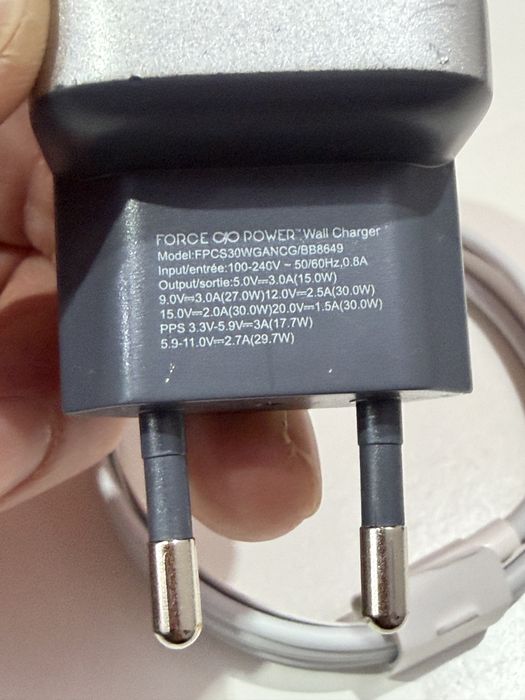 Incarcator Gan 30W usb C Cablu Apple Lightning Huawei 45W