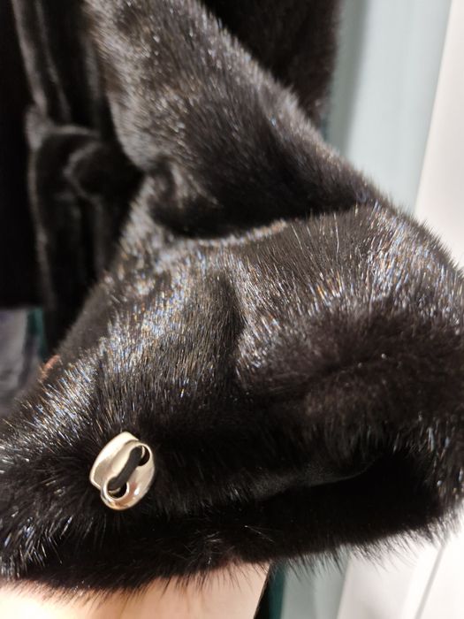 Норковая шуба + шапка