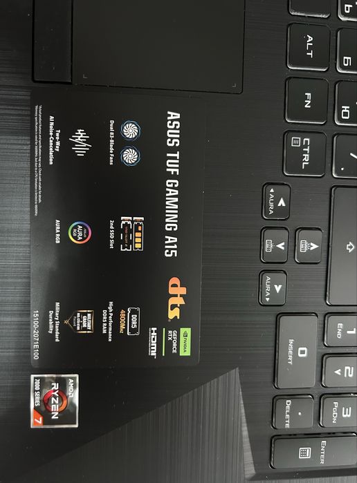 Игровой ноутбук ASUS TUF Gaming A15