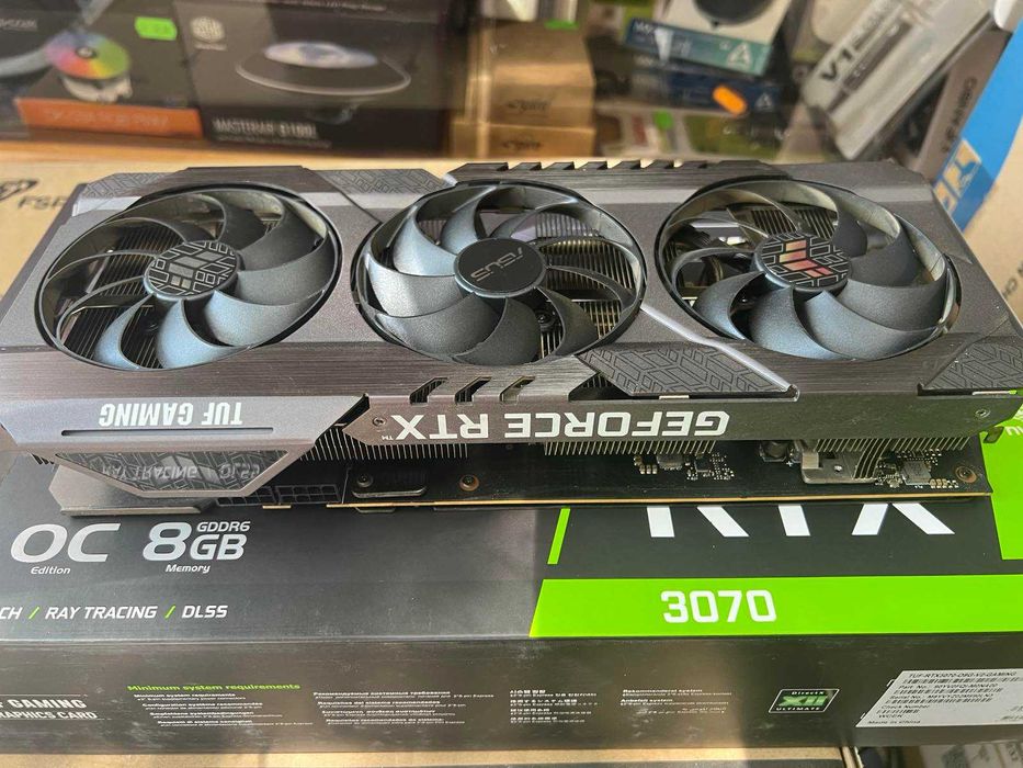 Видеокарта ASUS TUF-RTX3070-O8G-GAMING 8GB