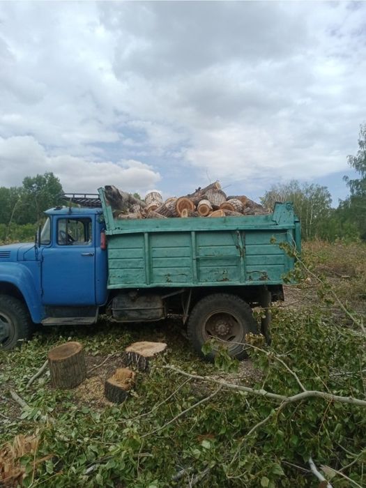 Дрова чурками-рубленный