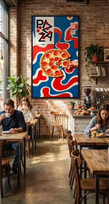 Печать Картин на холсте для заведений