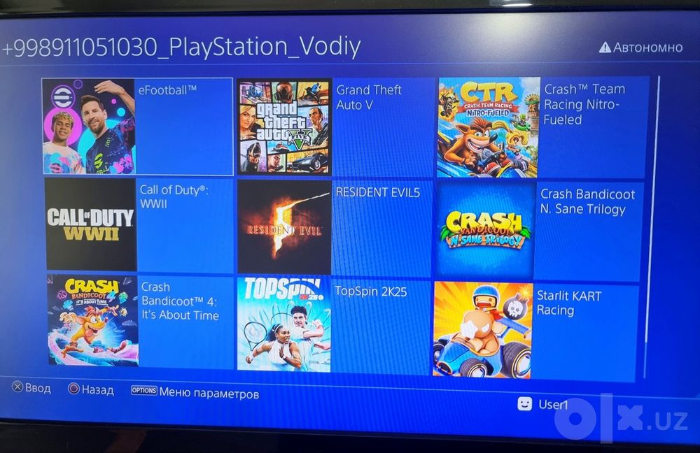 PlayStation 4 500GB plomba ochilmagan