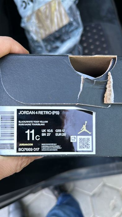 Air Jordan 4 Retro PS 'Thunder'