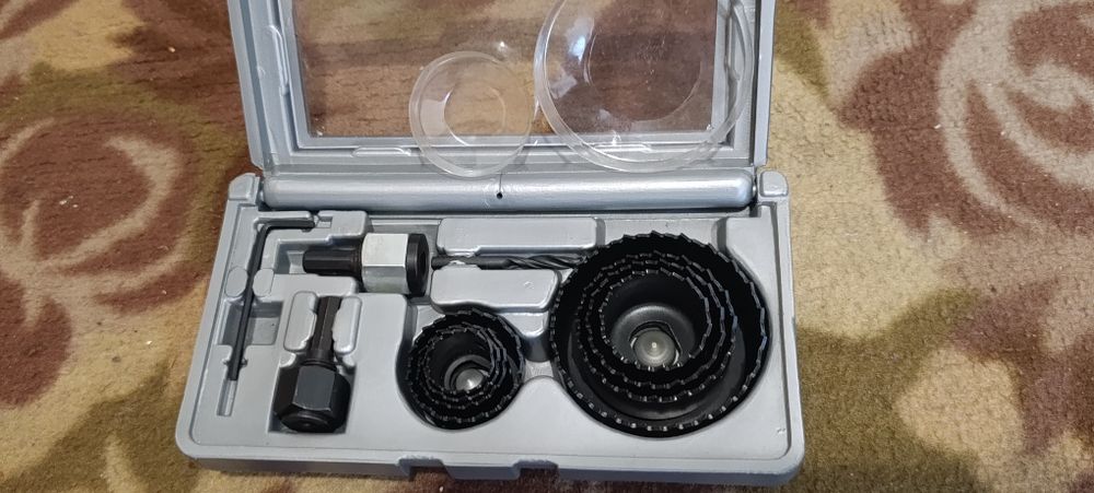 Set carote cu carbură de tungsten (ceramică/BCA/rigips) - NOU / Nefolosit