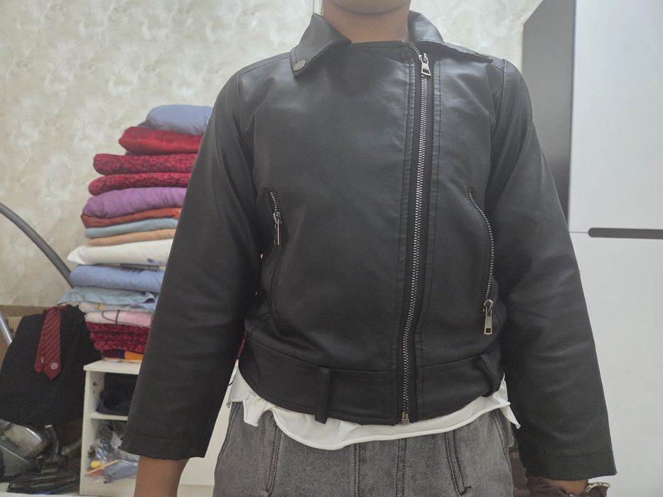 Кожанка для девочки