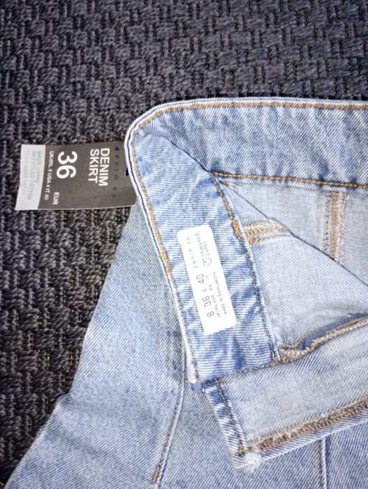 Fusta scurta Primark, denim, mărime 34-36