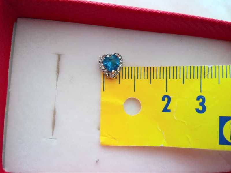 Cercei argint model inimioară