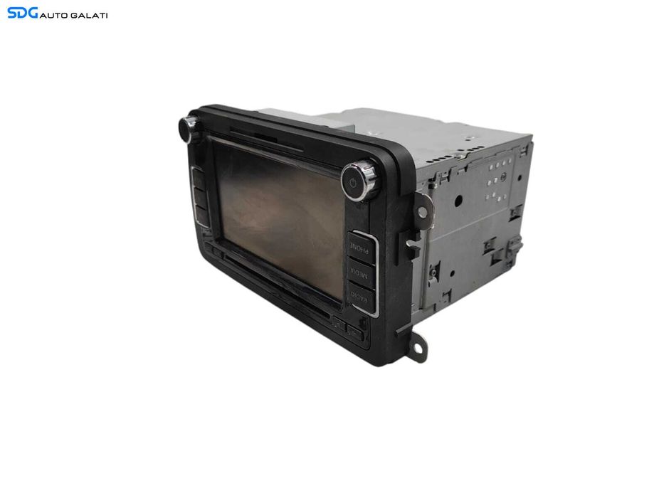 Navigatie Radio CD Player MID EU Skoda Superb 2 2008 - 2013 Cod 3T0035156B 7648259360 [L5142]