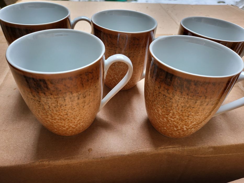 Комплект за хранене порцелан van Well Ella чинии чаши купички сервиз