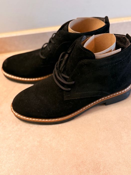 Дамски велурен кларк черен