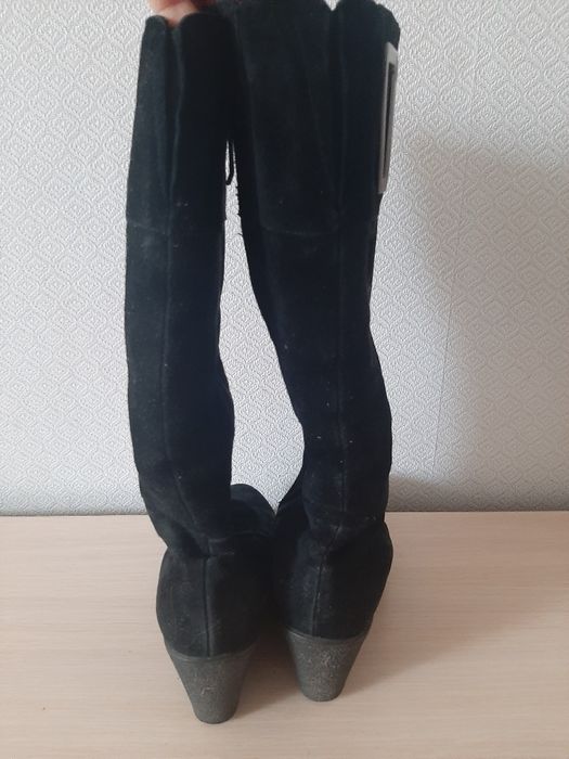 Зимние натуральные сапоги