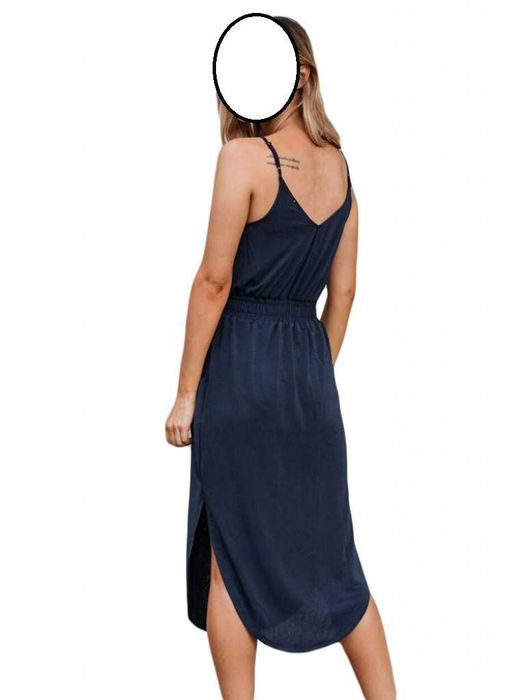 rochie albastra bleumarin