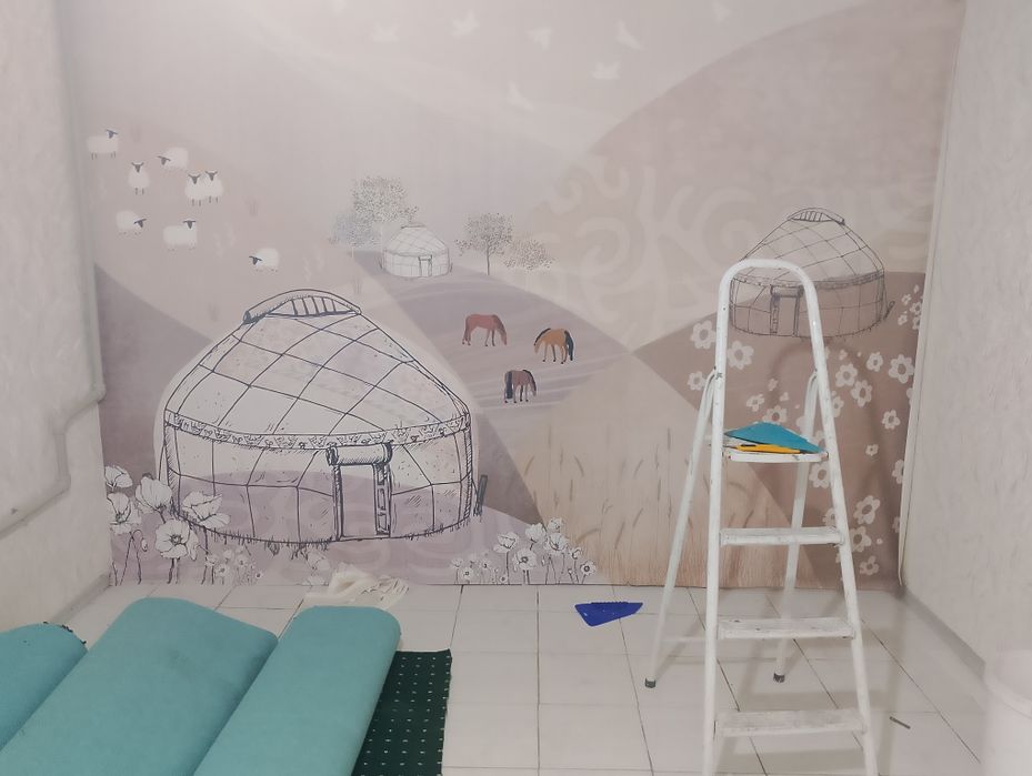 Поклеим  обои  .Левкас.Покраска