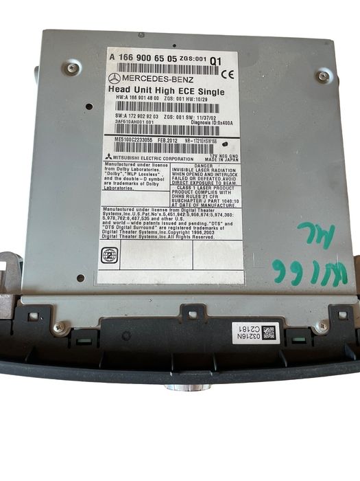 Unitate/Navigatie Mmi Mercedes-Benz M-Class W166 2011 - 2015 A 166 90
