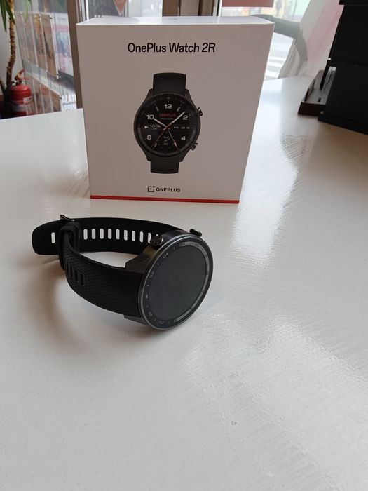 Smartwatch OnePlus Watch 2R, GPS, compatibil Android, Gunmetal Gray