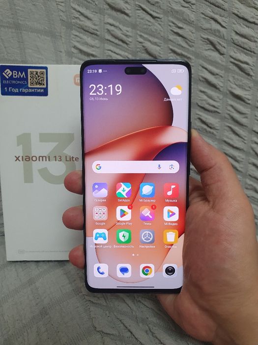 Srochna sotiladi Xiaomi 13 Lite 5G 8+8/128Gb Black Flagman Original