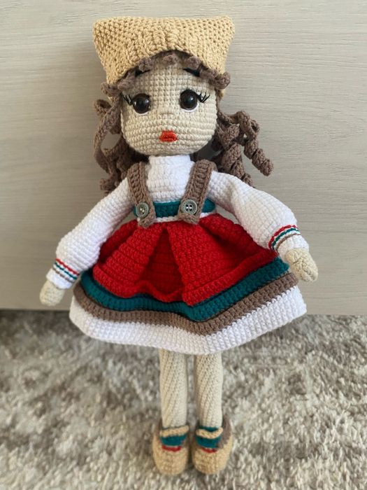 Куклы вязанные,ручная работа