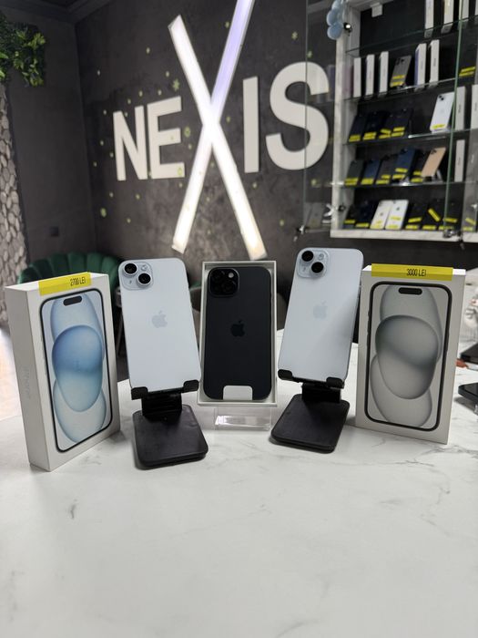Iphone 15 Blue / Negru Nou