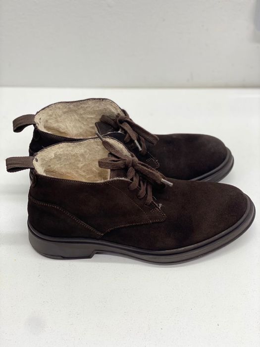 Мужская обувь замша, с мехом