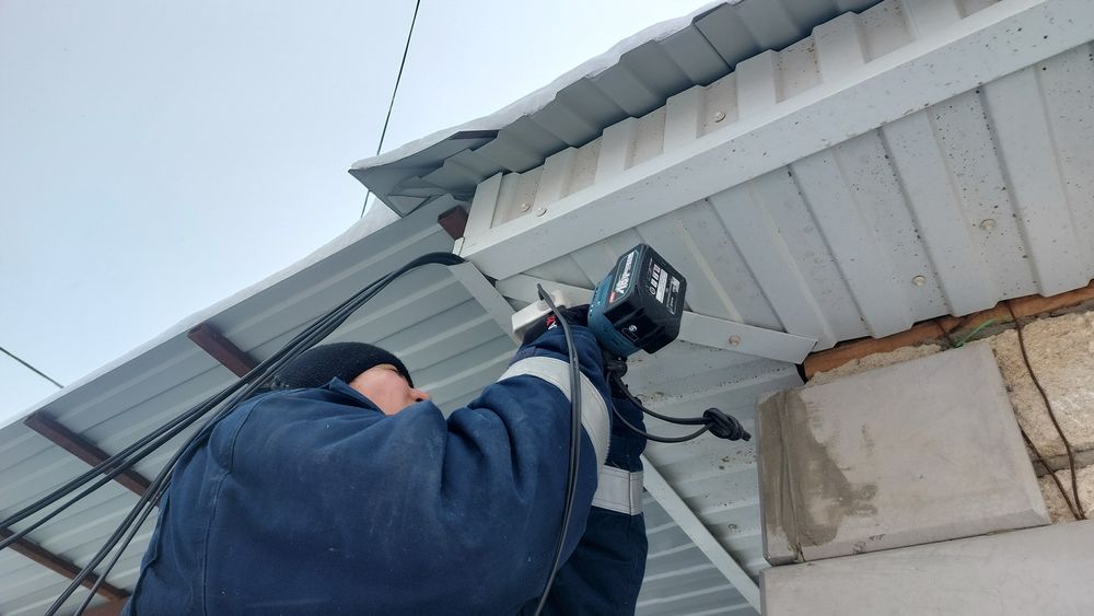 Установка монтаж видеонаблюдение