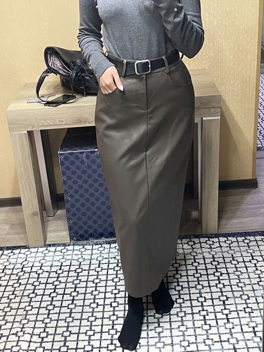 кожаная юбка новая