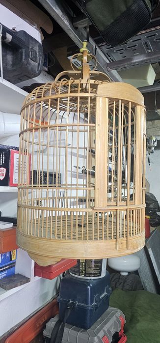 Бамбуковая клетка для птиц