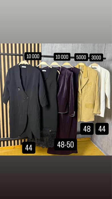 Верхняя одежда, платья