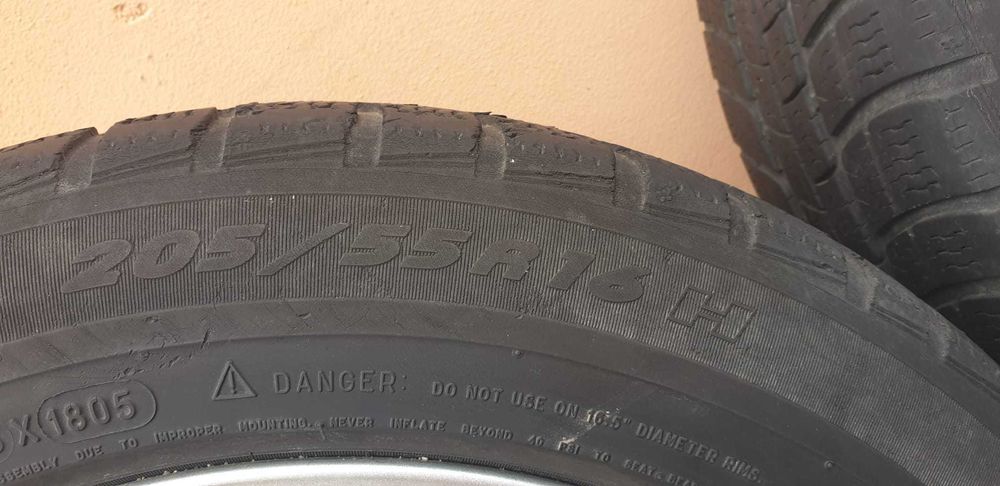 Vând Jante  16 + cauciucuri MS 205/55R16H