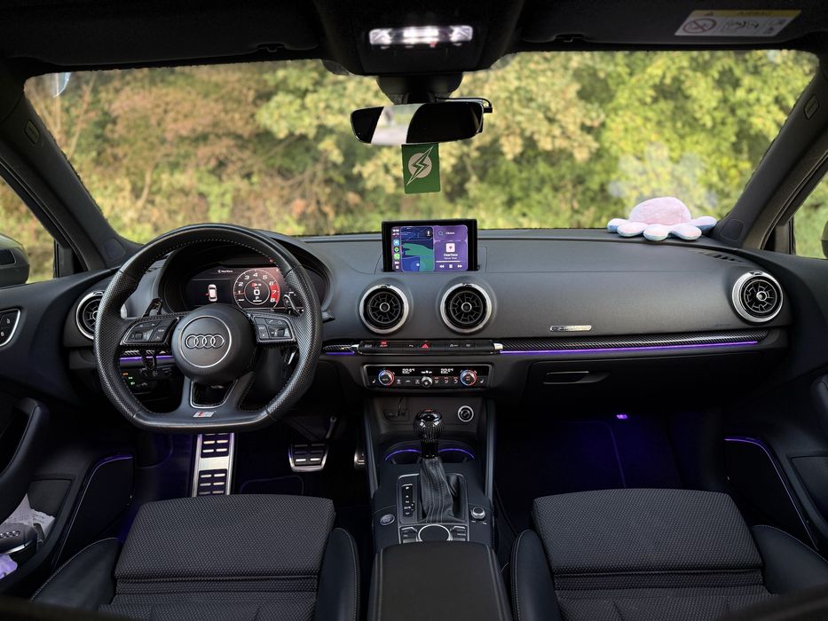 Audi S3/2018/2.0TFSI *Quattro*/*S-tronic*/*Euro6*/Matrix/Magnetic Ride/Sisteme/Carbon