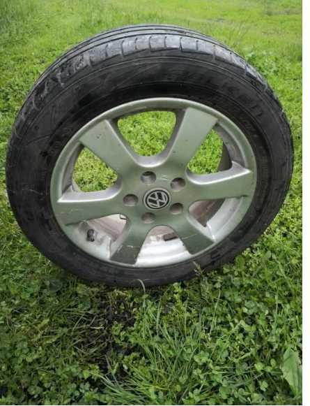 Jante aliaj Volskswagen Passat B7, R16 + cauciucuri vara (4 buc)