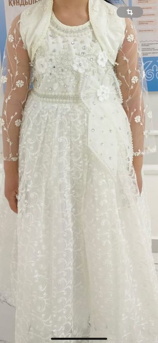 Белое платье для девочек