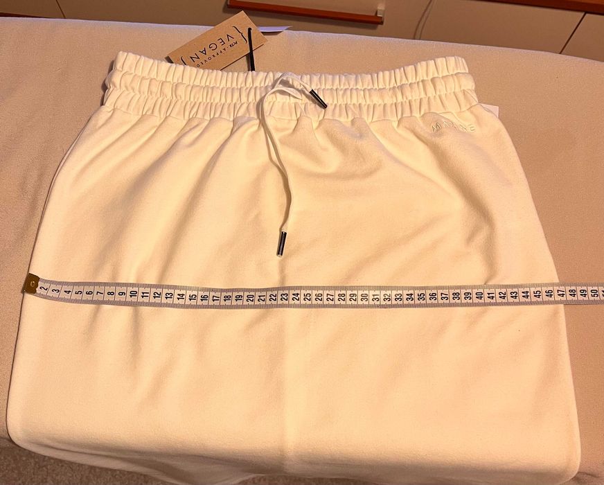 Fusta Mazine Harmony din bumbac crem