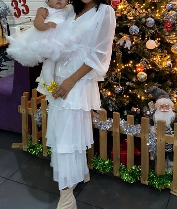 Продам белое платье