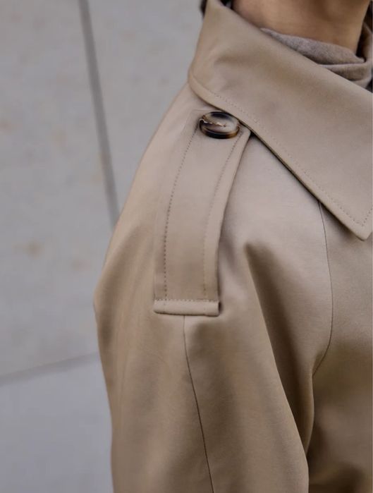 Тренч длинный, плащ оверсайз