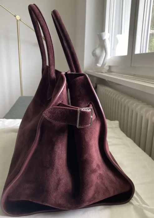 The row чанта в бордо