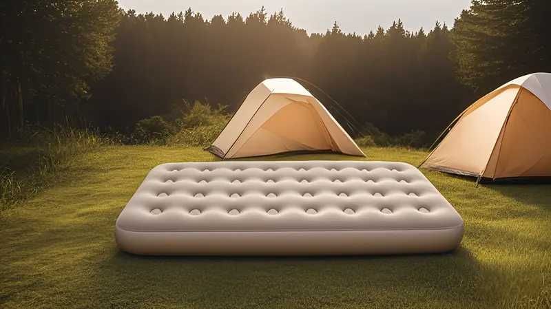 Матрас надувной самонадувающийся Надувная кроват двуспальная с насосом