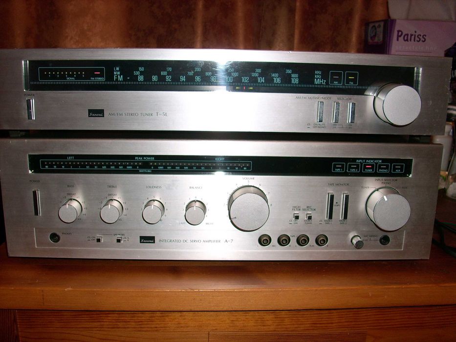 Sansui amplificator A7 + tuner T5-L