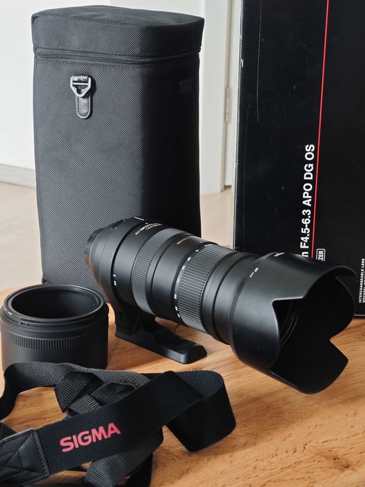 Sigma 50-500 mm 4.5-6.3 OS HSM для Nikon 10-кратный супер зум телевик
