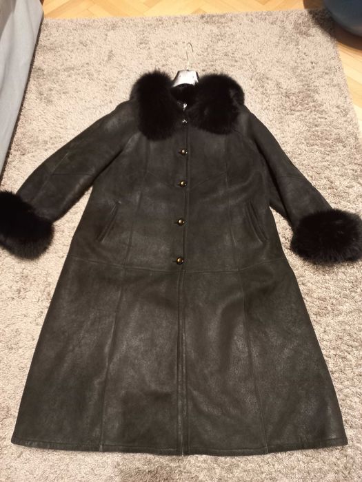 Cojoc de piele cu blana naturala, marime XXL