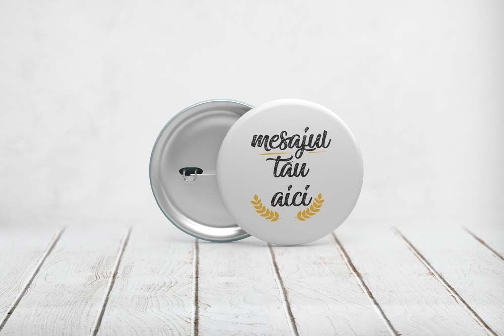 Insigne personalizate martisor/ scoli /evenimente / broșe personalizat