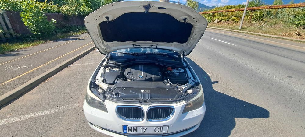 BMW E61 520d LCI 2009 | Piele Coniac Seria 7 | Navi Mare | Fără Investiții Mecanice
