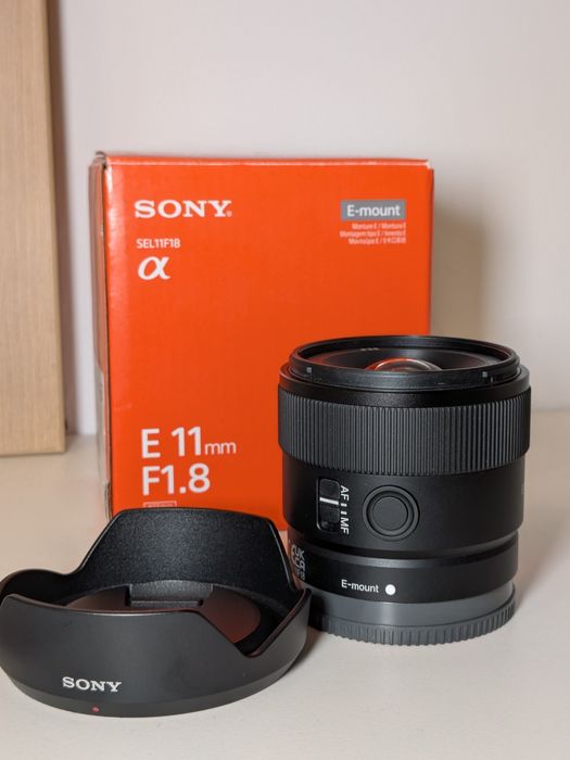Sony 11mm f1.8 Obiectiv Sony E că NOU