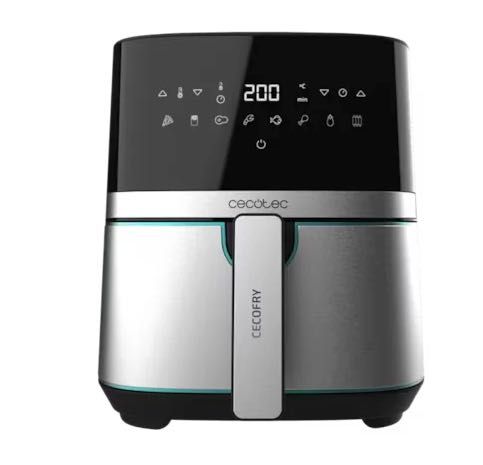 Friteuza cu aer cald, fara ulei Cecotec Full Inox 5500 Pro, 5.5L