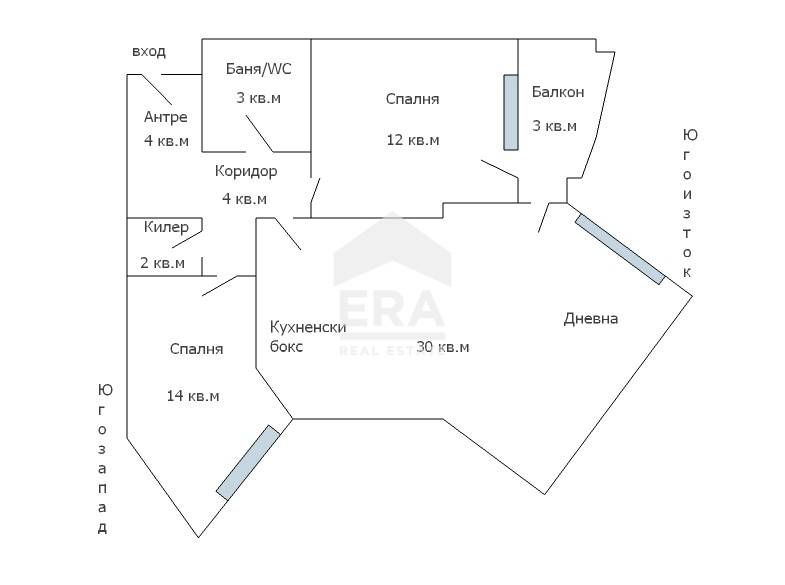 Продава се Тристаен апартамент в Варна, Чайка - 102 кв.м за 2148 €/кв.м - Снимка #11