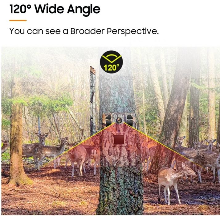 Ловна камера H6 със соларен панел, ново модел 4G водоустойчива