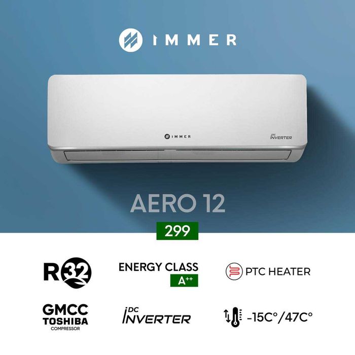 Konditsioner Immer 12 Inverter TEN Aksiya!!!