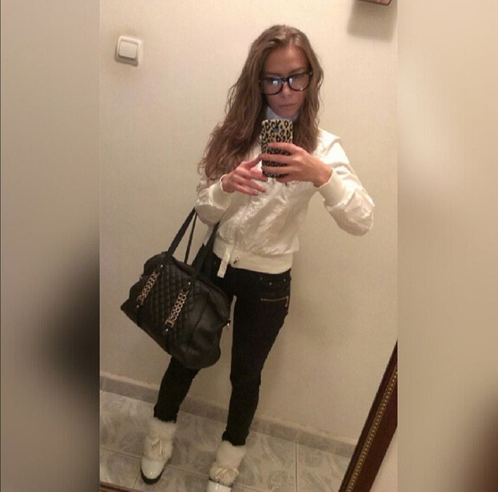 Дамско бяло якенце/ пролет/есен с безплатна доставка