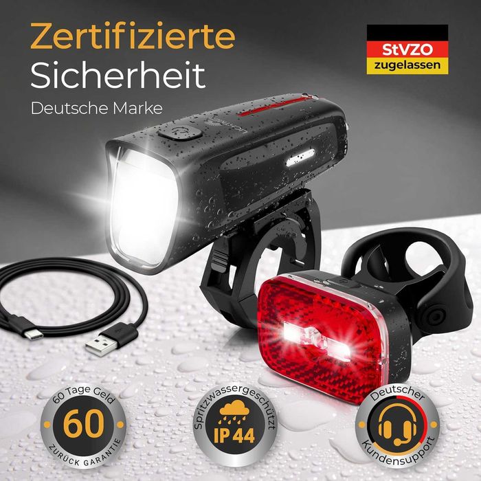 Комплект велосипедни светлини